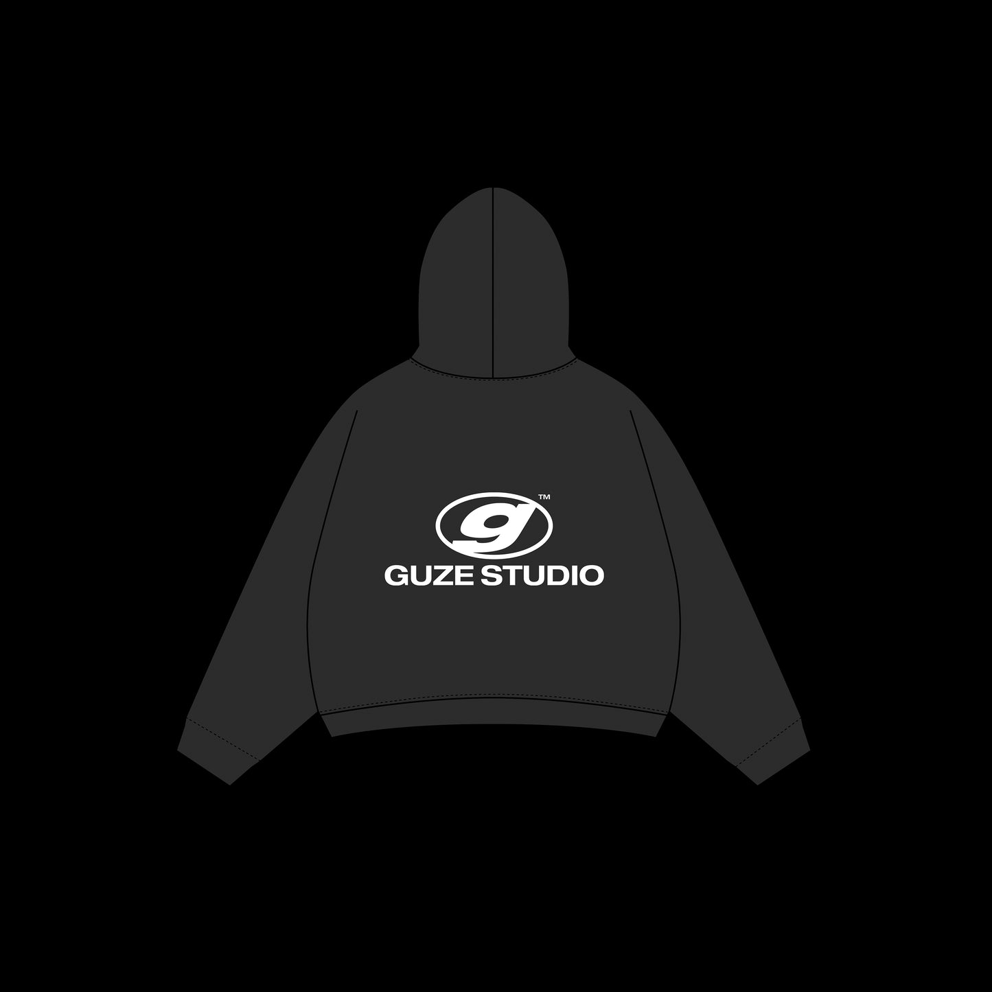 ZIP HOODIE NEGRO