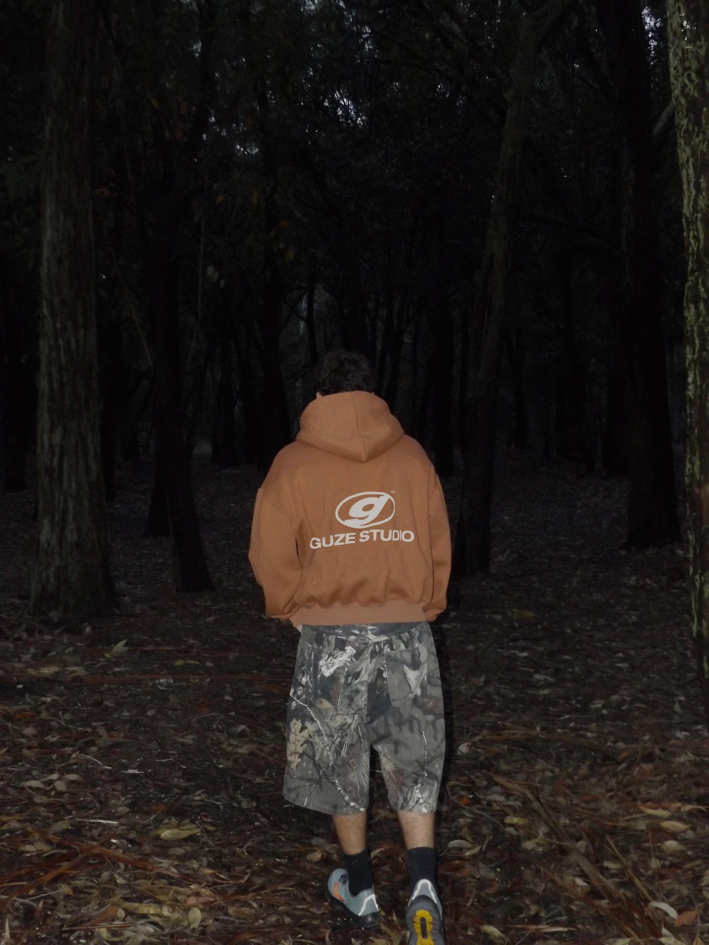 ZIP HOODIE MARRON
