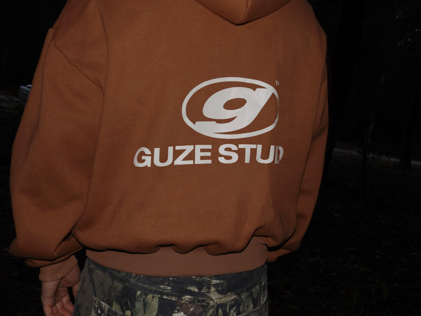 ZIP HOODIE MARRON