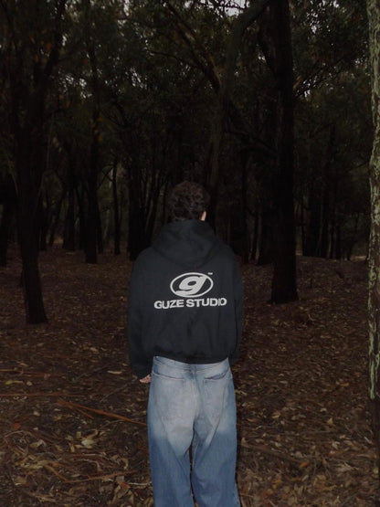 ZIP HOODIE NEGRO