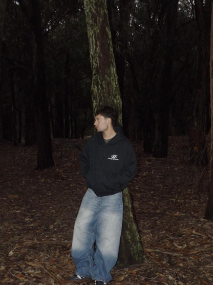 ZIP HOODIE NEGRO