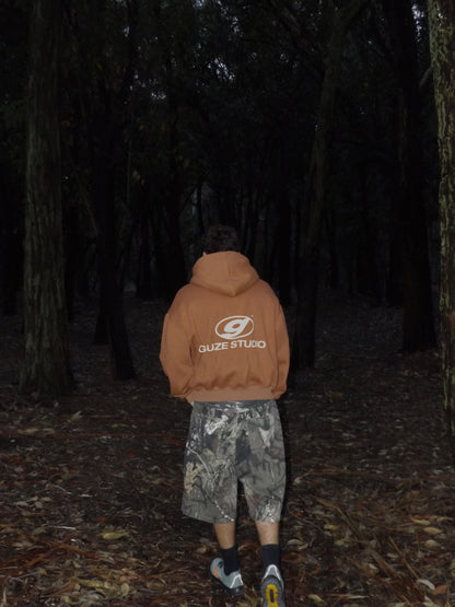 ZIP HOODIE MARRON